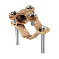 Panduit Corp - GPCW6-2-12-Q - CBL CLAMP GROUND BRONZE PIPE MNT