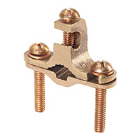 Panduit Corp - GPLBC2-1-C - CBL CLAMP GROUND BRONZE PIPE MNT