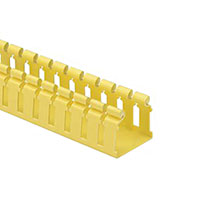 Panduit Corp - H2X2YL6 - DUCT HINGED PVC SLOT YEL 6'