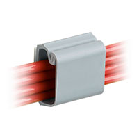 Panduit Corp - LC10-A-L8 - CBL CLIP WIRE SADDLE GRAY ADH