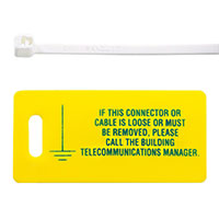 Panduit Corp - LTYK - RACK GRNDING YW TAG KIT 10 TAGS