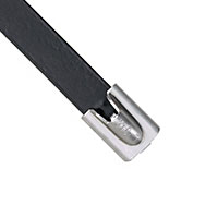 Panduit Corp - MLTFC6H-LP316 - TIE 316SS POLYCOAT 250# 20.5" BK