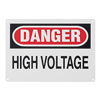 Panduit Corp - PAS1824D72 - SIGN ELECTRL WARN 24"X18" BLK/RD