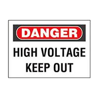 Panduit Corp - PAS1014D73 - SIGN ELECTRL WARN 14"X10" BLK/RD