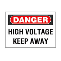 Panduit Corp - PAS1014D79 - SIGN ELECTRL WARN 14"X10" BLK/RD