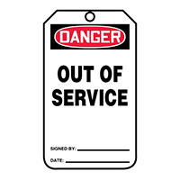 Panduit Corp - PCT-1009 - TAG 5.75"X3.25" RED/BLACK/WHITE