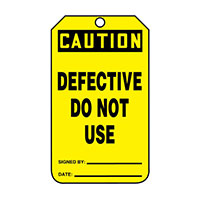 Panduit Corp - PCT-1034 - TAG 5.75"X3.25" BLACK/YELLOW