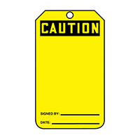 Panduit Corp - PCT-1037 - TAG 5.75"X3.25" BLACK/YELLOW