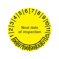 Panduit Corp - PEIP-C-11-DY - LABEL INVNTRY CNTRL BLCK/YLL