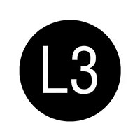 Panduit Corp - PESS-C-L3 - LABEL ID RATINGS 0.79"DIA WHT/BK