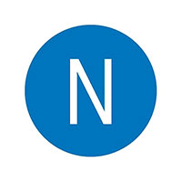 Panduit Corp - PESS-C-N - LABEL ID RATINGS 0.79"DIA WHT/BU