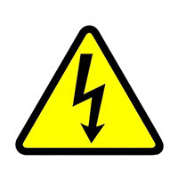 Panduit Corp - PESW-C-1Y - LABEL ELECTRL WARN 1.97" W 10PC