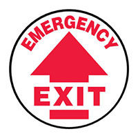 Panduit Corp - PFM0024 - SIGN 17"DIA RED/WHITE