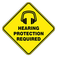 Panduit Corp - PFM0061 - FLR SGN, NONSLP,17"DIAMND, HEAR