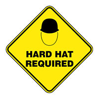 Panduit Corp - PFM0062 - FLR SGN, NONSLP,17"DIAMND, HRD H