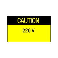 Panduit Corp - PLD-37 - LABEL ELECTRL WARN 1.5"X1" 200PC
