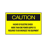 Panduit Corp - PLD-74 - LABEL ELECTRL WARN 1.5"X1" 200PC