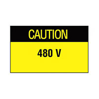 Panduit Corp - PLD-91 - LABEL ELECTRL WARN 1.5"X1" 200PC