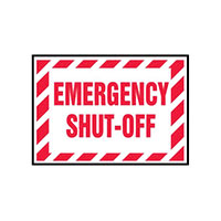 Panduit Corp - PLVS0305B3923 - LABEL 5"X3.5" RED/WHITE