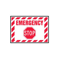 Panduit Corp - PLVS0305B3927 - LABEL 5"X3.5" RED/WHITE