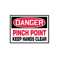 Panduit Corp - PLVS0305D3134 - LABEL ELECTL WRN 5"X3.5" RD/BK/W