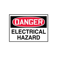 Panduit Corp - PLVS0305D7149 - LABEL ELECTL WRN 5"X3.5" RD/BK/W