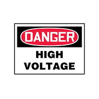 Panduit Corp - PLVS0305D7151 - LABEL ELECTL WRN 5"X3.5" RD/BK/W