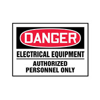 Panduit Corp - PLVS0507D7148 - LABEL ELECTRL WARN 7"X5" RD/BK/W