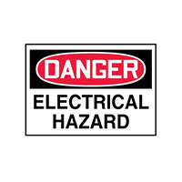 Panduit Corp - PLVS0507D7149 - SIGN ELECTRL WARN 7"X5" RED/BK/W