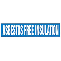 Panduit Corp - PPMA1047B - LABEL 8"X1.5" WHITE/BLUE