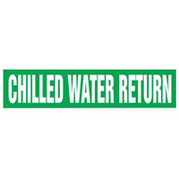 Panduit Corp - PPMA1101B - LABEL 8"X1.5" WHITE/GREEN