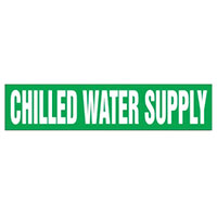 Panduit Corp - PPMA1103B - LABEL 8"X1.5" WHITE/GREEN