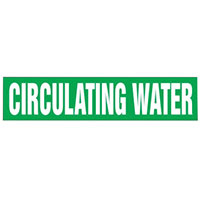 Panduit Corp - PPMA1109B - LABEL 8"X1.5" WHITE/GREEN