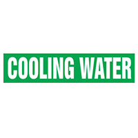 Panduit Corp - PPMA1147B - LABEL 8"X1.5" WHITE/GREEN