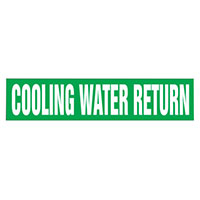 Panduit Corp - PPMA1149B - LABEL 8"X1.5" WHITE/GREEN