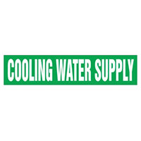 Panduit Corp - PPMA1151B - LABEL 8"X1.5" WHITE/GREEN