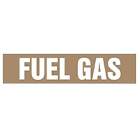 Panduit Corp - PPMA1235D - LABEL 12"X2.5" BROWN/WHITE