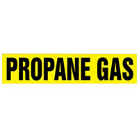 Panduit Corp - PPMA1485A - LABEL 8"X1" BLACK/YELLOW