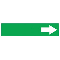 Panduit Corp - PPMA1667D - LABEL 12"X2.5" WHITE/GREEN