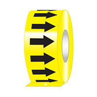 Panduit Corp - PPMR1X108BY - ARROW TAPE 1"X108' BLK/YELLOW,RL
