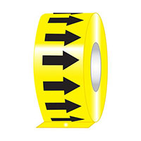 Panduit Corp - PPMR1X54BY - ARROW TAPE 1"X54' BLK/YELLOW,RL