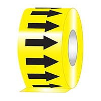 Panduit Corp - PPMR2X54BY - ARROW TAPE 2"X54' BLK/YELLOW,RL