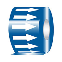 Panduit Corp - PPMR4X54BLW - ARROW TAPE 4"X54' BLUE/WHITE,RL