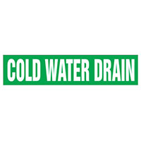 Panduit Corp - PPMS1119B - LABEL 9"X8" WHITE/GREEN