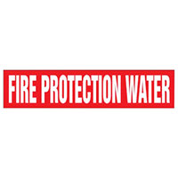 Panduit Corp - PPMS1223B - LABEL 9"X8" WHITE/RED