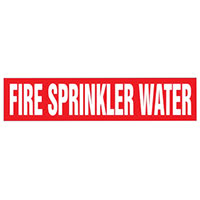 Panduit Corp - PPMS1225B - LABEL 9"X8" WHITE/RED