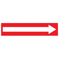 Panduit Corp - PPMS1645B - LABEL 9"X8" WHITE/RED