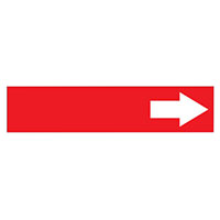 Panduit Corp - PPMS1659B - LABEL 9"X8" WHITE/RED