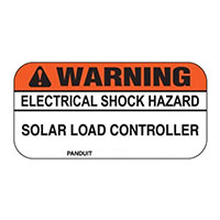 Panduit Corp - PPS0103WSL1-W10 - LABEL ELECTRL WARN 3"X1.5" 50PC