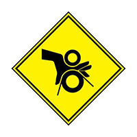 Panduit Corp - PPS0202B493 - SIGN ID RATINGS 2.25"X0.5" BK/YL